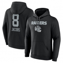 Las Vegas Raiders - Josh Jacobs Wordmark NFL Mikina s kapucňou