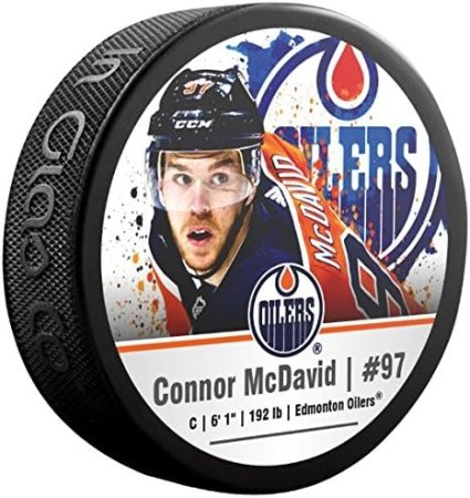 Edmonton Oilers - Connor McDavid Souvenir NHL Puck