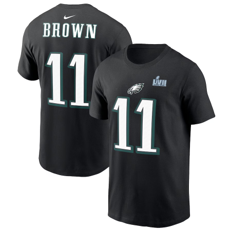 Philadelphia Eagles - A.J. Brown Super Bowl LVII NFL T-Shirt