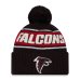 Atlanta Falcons - 2024 Sideline Sport Black NFL Czapka zimowa