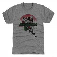 Minnesota Wild - Mats Zuccarello Skyline Gray NHL T-Shirt