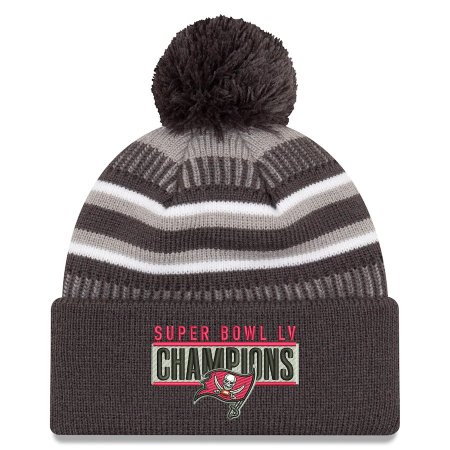 Tampa Bay Buccaneers - Super Bowl LV Champions Parade Pom NFL Knit hat