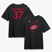 Carolina Hurricanes- Andrei Svechnikov 2026 Champs Authentic NHL T-Shirt