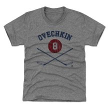 Washington Capitals Detské - Alexander Ovechkin Sticks Gray NHL Tričko