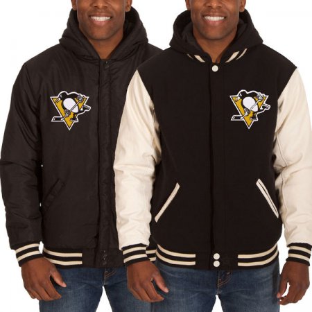 Pittsburgh Penguins - Fleece Varsity Obojstranná NHL Jacket