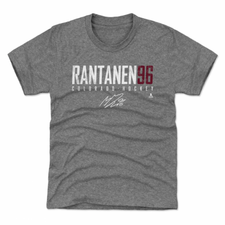 Colorado Avalanche Youth - Mikko Rantanen Elite Gray NHL T-Shirt