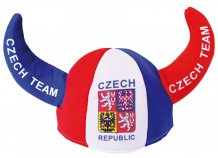 Czechia Hockey Fan Hat Horns 3