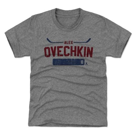 Washington Capitals Dětské - Alexander Ovechkin Script Gray NHL Tričko