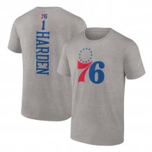 Philadelphia 76ers - James Harden Playmaker Gray NBA T-shirt