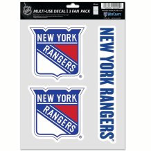 New York Rangers - Team Set 3 NHL Samolepky
