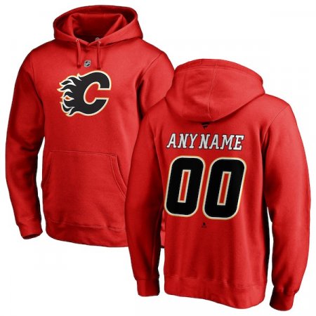 Calgary Flames - Team Authentic NHL Mikina s kapucí/Vlastní jméno a číslo