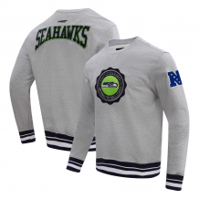 Seattle Seahawks - Crest Emblem Pullover NFL Sweatshirt