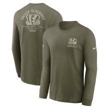 Cincinnati Bengals - 2025 Salute To Service NFL Koszułka z długim rękawem