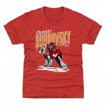 Florida Panthers Youth - Sergei Bobrovsky Chisel Red NHL T-Shirt