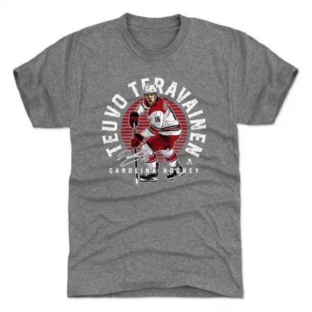 Carolina Hurricanes - Teuvo Teravainen Emblem Gray NHL Tričko