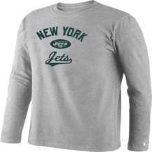 New York Jets - Heathered Gray Washed  NFL Tričko