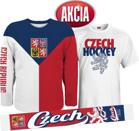 Tschechische Republik - Trikot + T-shirt + Schal Fan Set