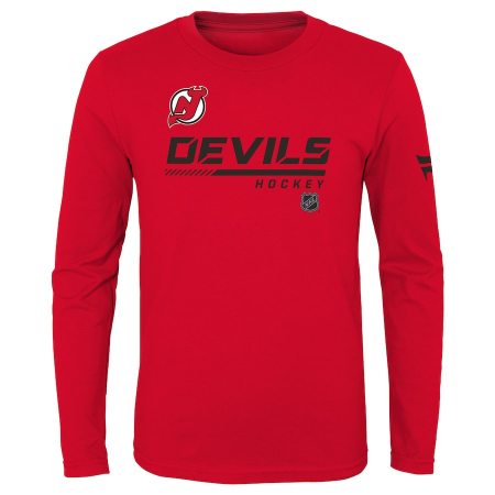 New Jersey Devils Dziecia - Authentic Pro NHL Koszulka z długim rękawem