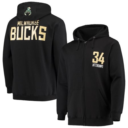 Milwaukee Bucks - Giannis Antetokounmpo Full-Zip NBA Mikina s kapucňou