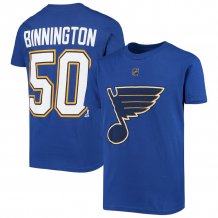 St. Louis Blues Detské - Jordan Binnington NHL Tričko