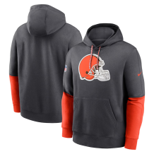 Cleveland Browns - 2024 Sideline Club Pullover Gray NFL Sweatshirt