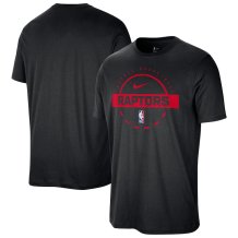 Toronto Raptors - 2025 Authentic Practice Black NBA T-shirt