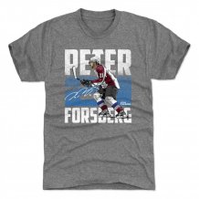 Colorado Avalanche - Peter Forsberg Hockey Gray NHL T-Shirt