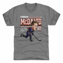 Edmonton Oilers - Connor McDavid Cartoon NHL Tričko