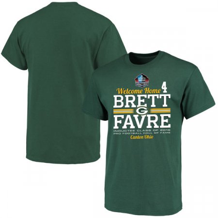 Green Bay Packers - Brett Favre Welcome Home Hall of Fame NFL T-Shirt