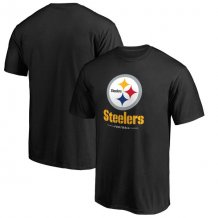 Pittsburgh Steelers - Team Lockup Black NFL T-Shirt