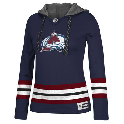 Colorado Avalanche Kobieca - Jersey Pullover NHL Bluza z kapturem