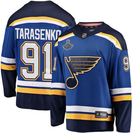 St. Louis Blues Dziecia- Vladimir Tarasenko 2019 Stanley Cup Champs Breakaway NHL Jersey