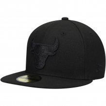 Chicago Bulls - Black On Black 59FIFTY NBA Cap