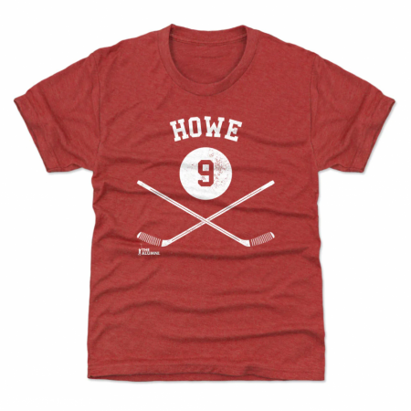 Detroit Red Wings Kinder - Gordie Howe 9 Sticks NHL T-Shirt