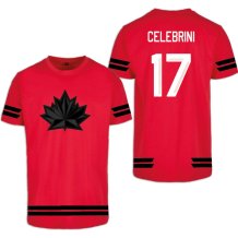 Canada - Macklin Celebrini 2026 Hockey T-shirt - Red