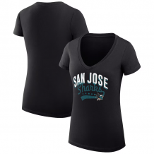 San Jose Sharks Damskie - Filigree Logo NHL T-Shirt