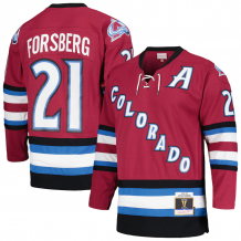 Colorado Avalanche - Peter Forsberg  2001/02 Alternate Captain NHL Dres