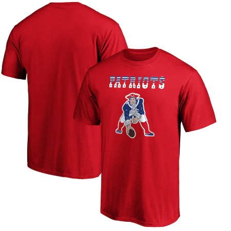 New England Patriots - Team Lockup Red NFL Koszulka