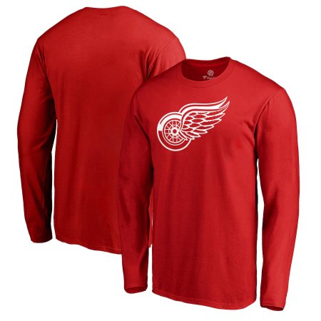 Detroit Red Wings - Primary Logo NHL Long Sleeve T-Shirt