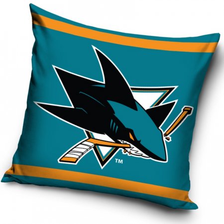 San Jose Sharks - Team Logo NHL Pillow - Size: one size
