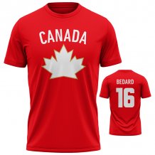 Kanada - Connor Bedard Hokejové Tričko