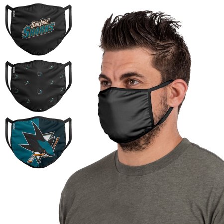 San Jose Sharks - Sport Team 3-pack NHL face mask