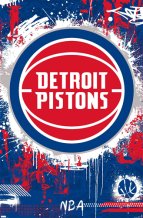 Detroit Pistons - Maximalist NBA Plakát