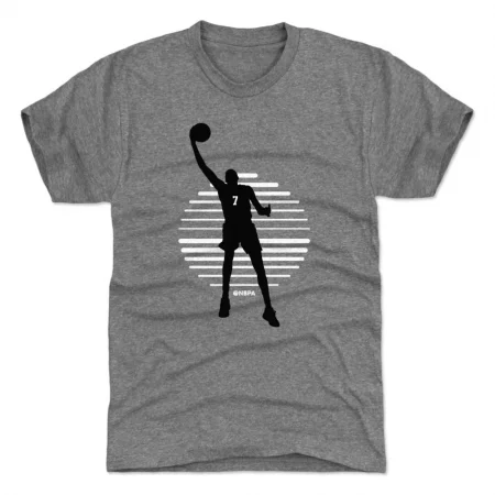Brooklyn Nets - Kevin Durant Silhouette Gray NBA T-Shirt