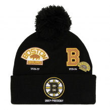Boston Bruins - 100th Anniversary Timeline NHL Knit Hat