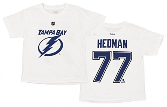 Tampa Bay Lightning Youth - Victor Hedman White NHL T-shirt