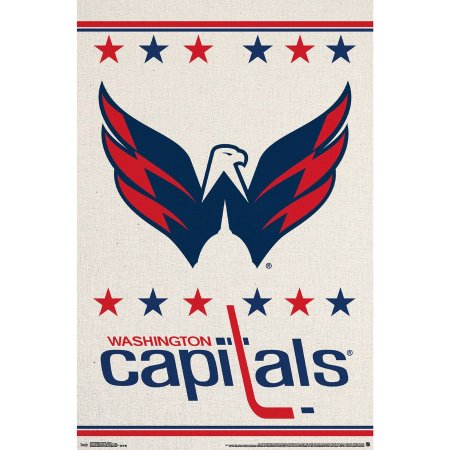 Washington Capitals - Logo NHL Poster - Größe: one size