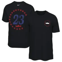Philadelphia 76ers - LeBron James Black NBA Tričko