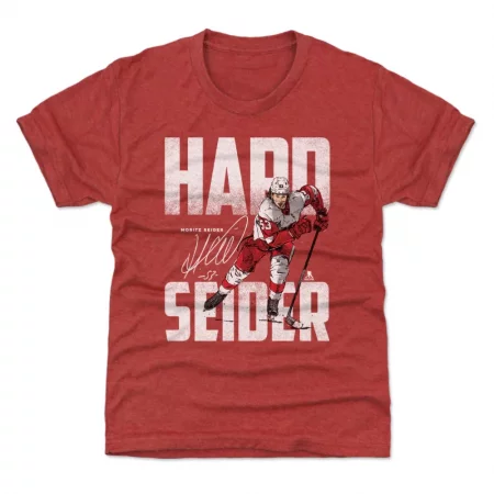 Detroit Red Wings Dětské - Moritz Seider Hard Red NHL Tričko