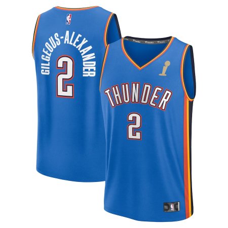 Oklahoma City Thunder  - Shai Gilgeous-Alexander 2025 Champions Replica NBA Jersey